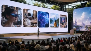 Google I/O 2026 unveils powerful AI innovations in Gemini, Search, developer tools, and immersive user experiences.