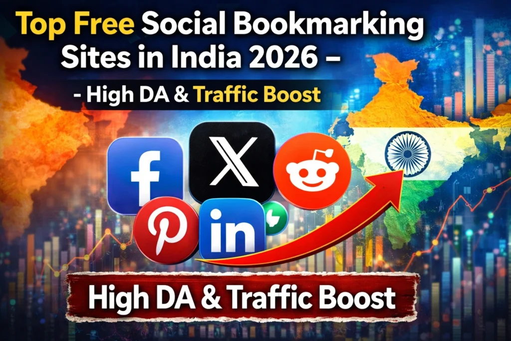 Top Free Social Bookmarking Sites in India 2026 – High DA & Traffic Boost