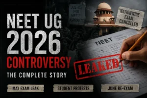 NEET UG 2026 Controversy