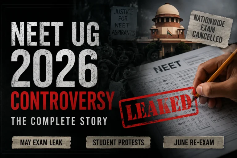NEET UG 2026 Controversy