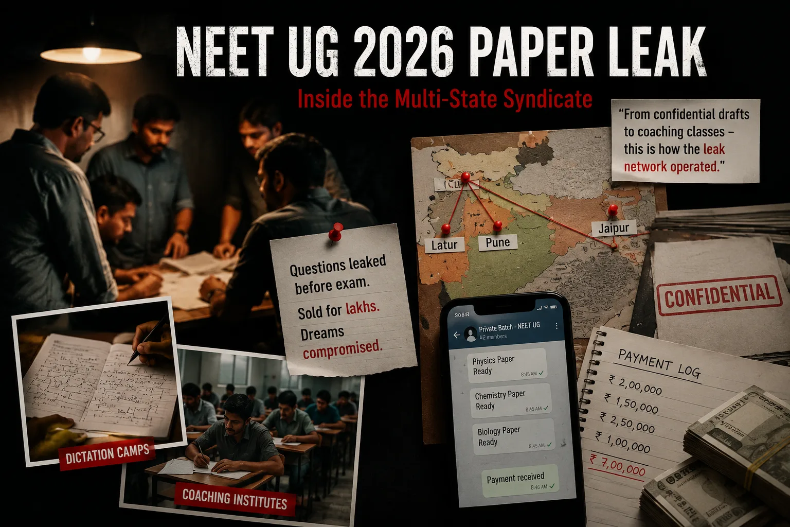NEET UG 2026 exam leak exposed